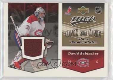 2006-07 Upper Deck MVP - One on One Dual Jerseys #OJ-AR - Andrew Raycroft, David Aebischer