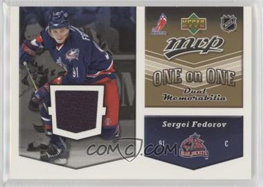 2006-07 Upper Deck MVP - One on One Dual Jerseys #OJ-FA - Sergei Fedorov, Jason Arnott