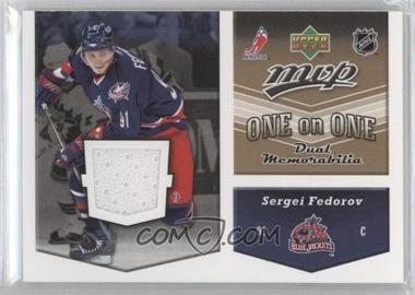 2006-07 Upper Deck MVP - One on One Dual Jerseys #OJ-FA - Sergei Fedorov, Jason Arnott