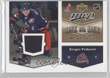 2006-07 Upper Deck MVP - One on One Dual Jerseys #OJ-FA - Sergei Fedorov, Jason Arnott