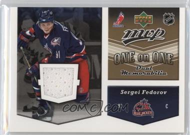 2006-07 Upper Deck MVP - One on One Dual Jerseys #OJ-FA - Sergei Fedorov, Jason Arnott