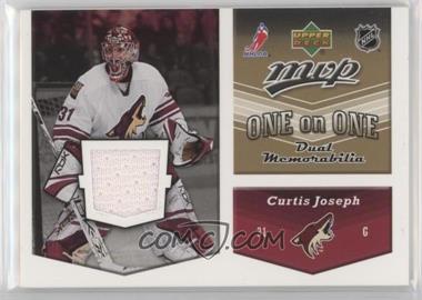2006-07 Upper Deck MVP - One on One Dual Jerseys #OJ-JC - Dan Cloutier, Curtis Joseph