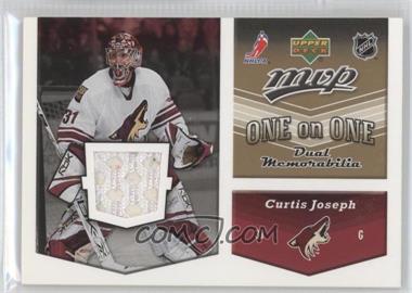 2006-07 Upper Deck MVP - One on One Dual Jerseys #OJ-JC - Dan Cloutier, Curtis Joseph