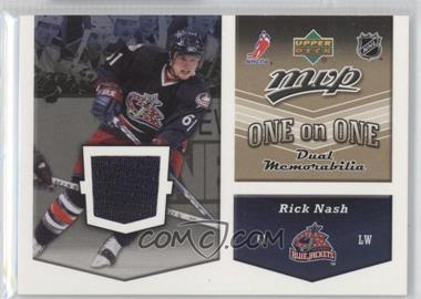 2006-07 Upper Deck MVP - One on One Dual Jerseys #OJ-NT - Rick Nash, Keith Tkachuk