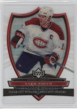 2006-07 Upper Deck McDonald's - Clear Cut Winners #CC5 - Saku Koivu