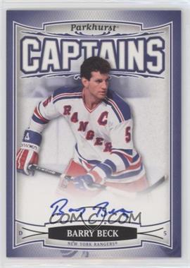 2006-07 Upper Deck Parkhurst - [Base] - Autographs #197 - A Salute to Captains - Barry Beck