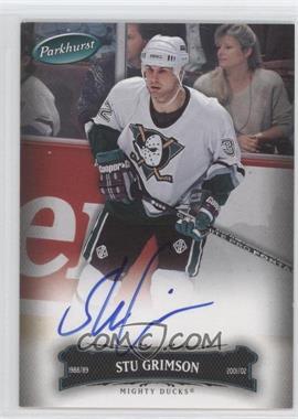 2006-07 Upper Deck Parkhurst - [Base] - Autographs #23 - Stu Grimson