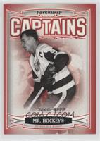 A Salute to Captains - Gordie Howe #/3,999