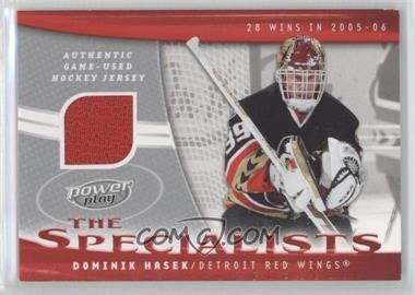 2006-07 Upper Deck Power Play - The Specialists #S-DH - Dominik Hasek