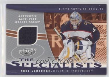 2006-07 Upper Deck Power Play - The Specialists #S-KL - Kari Lehtonen