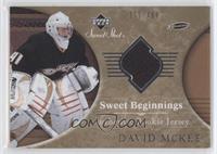 Sweet Beginnings Rookie Jersey - David McKee #/499