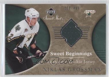 2006-07 Upper Deck Sweet Shot - [Base] #119 - Sweet Beginnings Rookie Jersey - Nicklas Grossman /499