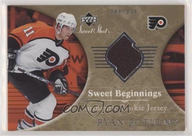 2006-07 Upper Deck Sweet Shot - [Base] #142 - Sweet Beginnings Rookie Jersey - Ryan Potulny /499