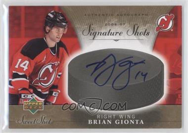 2006-07 Upper Deck Sweet Shot - Signature Shots #SS-BG - Brian Gionta