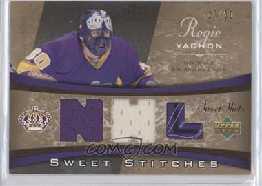 2006-07 Upper Deck Sweet Shot - Sweet Stitches - Dual #SS-RV - Rogie Vachon /50