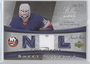 2006-07 Upper Deck Sweet Shot - Sweet Stitches #SS-BS - Billy Smith /200