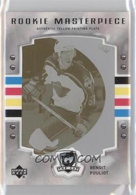 2006-07 Upper Deck Sweet Spot - [Base] - The Cup Masterpieces Printing Plate Yellow Framed #Y-132 - Benoit Pouliot /1
