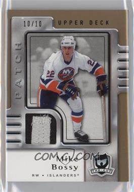 2006-07 Upper Deck The Cup - [Base] - Gold Patch [Memorabilia] #56 - Mike Bossy /10