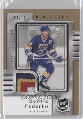 2006-07 Upper Deck The Cup - [Base] - Gold Patches #80 - Bernie Federko /10