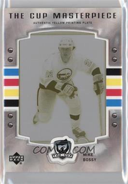 2006-07 Upper Deck The Cup - [Base] - Masterpiece Printing Plate Yellow Framed #Y-56 - Mike Bossy /1