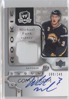 Rookie Patch Autograph - Michael Funk #/249