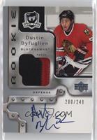 Rookie Patch Autograph - Dustin Byfuglien #/249