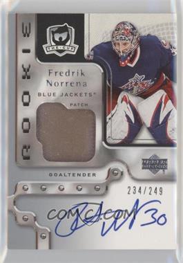 2006-07 Upper Deck The Cup - [Base] #123 - Rookie Patch Autograph - Fredrik Norrena /249