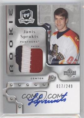 2006-07 Upper Deck The Cup - [Base] #131 - Rookie Patch Autograph - Janis Sprukts /249