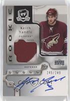 Rookie Patch Autograph - Keith Yandle #/249
