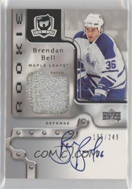 2006-07 Upper Deck The Cup - [Base] #160 - Rookie Patch Autograph - Brendan Bell /249