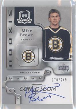 2006-07 Upper Deck The Cup - [Base] #92 - Rookie Autograph - Mike Brown /249