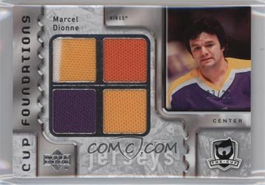 2006-07 Upper Deck The Cup - Cup Foundations Quad - Jerseys #CQ-MD - Marcel Dionne /25