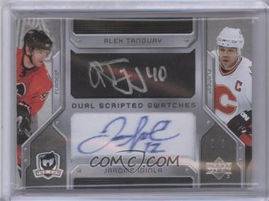 2006-07 Upper Deck The Cup - Dual Scripted Swatches #DS-TI - Jarome Iginla, Alex Tanguay /5