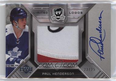 2006-07 Upper Deck The Cup - Limited Logos Autographs #LL-PA - Paul Henderson /25
