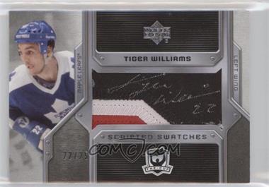 2006-07 Upper Deck The Cup - Scripted Swatches #SS-DW - Tiger Williams /25