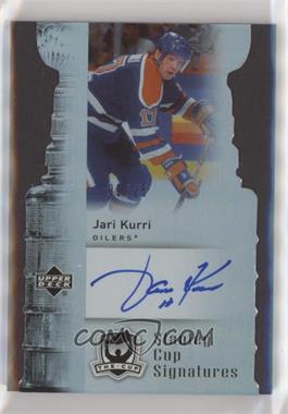 2006-07 Upper Deck The Cup - Stanley Cup Signatures #CS-JK - Jari Kurri /25