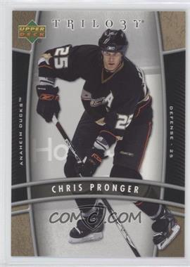 2006-07 Upper Deck Trilogy - [Base] #1 - Chris Pronger