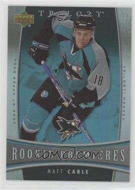 2006-07 Upper Deck Trilogy - [Base] #150 - Matt Carle /999