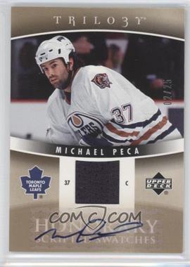 2006-07 Upper Deck Trilogy - Honorary Scripted - Swatches #HSS-MP - Michael Peca /25