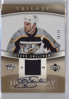 2006-07 Upper Deck Trilogy - Honorary Scripted - Swatches #HSS-SU - Steve Sullivan /25