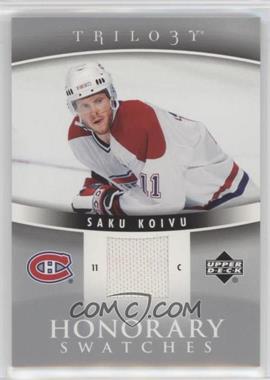 2006-07 Upper Deck Trilogy - Honorary Swatches #HS-SK - Saku Koivu [EX to NM]