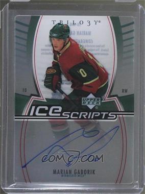 2006-07 Upper Deck Trilogy - Ice Scripts #IS-MG - Marian Gaborik