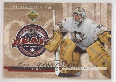 2006 Upper Deck Vancouver Draft - [Base] #DR3 - Marc-Andre Fleury