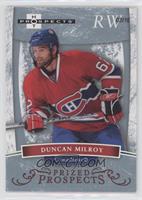 Prized Prospects - Duncan Milroy #/10