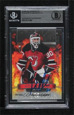 2007-08 Fleer Hot Prospects - [Base] #132 - Hot Commodities - Martin Brodeur /999 [BAS BGS Authentic]