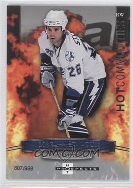 2007-08 Fleer Hot Prospects - [Base] #134 - Hot Commodities - Martin St. Louis /999