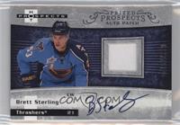 Autographed Prospect Patches - Brett Sterling #/399