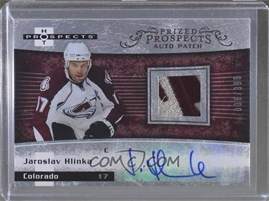 2007-08 Fleer Hot Prospects - [Base] #212 - Autographed Prospect Patches - Jaroslav Hlinka /399