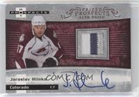 Autographed Prospect Patches - Jaroslav Hlinka #/399