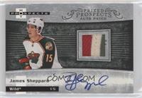 Autographed Prospect Patches - James Sheppard #/399